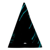 シックティール（緑がかった色）グリッタードリップススイーツ16誕生日 パーティーハット (右)