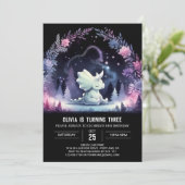 シックディノトリケラトプス誕生日 招待状 (スタンド正面)