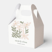 シックデュスキー赤面レトロミニマルフローラ結婚ズ フェイバーボックス (裏面サイド)