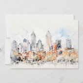 シックデンバーコロラドスカイラインリハーサルディナー 招待状 (裏面)