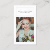 シックトレンディーモダンミニマリスト 名刺 (正面)