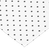 シックトレンディーモダン白黒水玉模様パターン テーブルクロス (アングル)