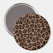 シックトレンディーレオパード柄 マグネット (正面/裏面)
