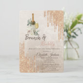 シックドリップス　ブランチ＆バブル　ブライダルシャワー 招待状 (スタンド正面)