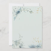 シックドレスウィンター90th誕生日招待状 招待状 (裏面)