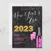 シックニューイヤーズイブパーティー 招待状 (正面)