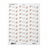 シックニュートラルカラーズボホ結婚フローラ ラベル (フルシート)