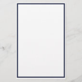 シックネイビーいかり文房具 便箋 (裏面)