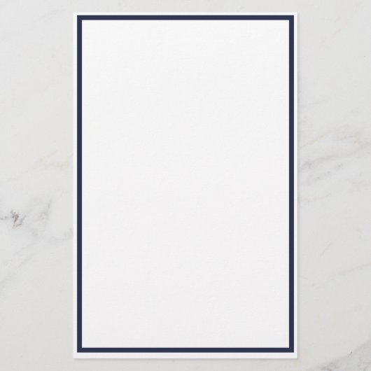 シックネイビーいかり文房具 便箋 (裏面)