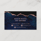 シックネイビーバラ金ゴールドゲート 名刺 (裏面)