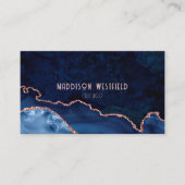 シックネイビーバラ金ゴールドゲート 名刺 (正面)