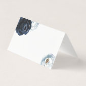 シックネイビーブルーピーニー結婚ズテーブル座席表 (裏面)