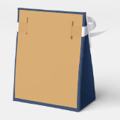 シックネイビー金ゴールド誕生日サンキュー フェイバーボックス (裏面サイド)