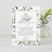 シックハイティーパーティーブライダルシャワー  サンキューカード (スタンド正面)