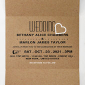 シックハートクラフト結婚エフェクトスイート 三つ折り招待状 (内部中)