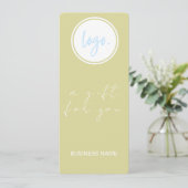 シックバターイエロービジネスロゴギフト券 (スタンド正面)