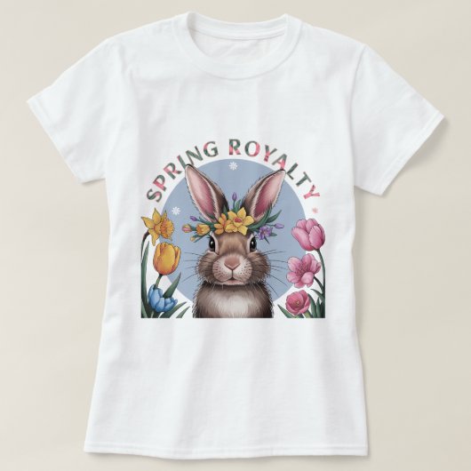 シックバニー春ロイヤリティ Tシャツ (デザイン正面)
