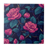 シックバラセラミック製キッチン用素朴タイル タイル (正面)