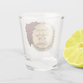 シックバラファブラス40歳カスタマイズ誕生日 ショットグラス (裏面)