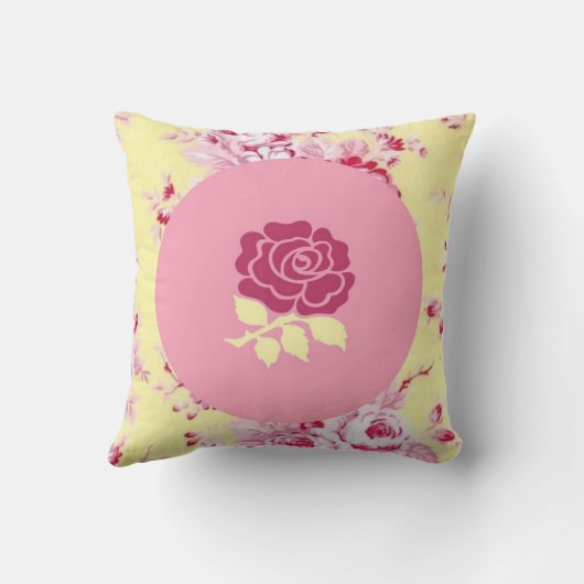 シックバラ枕 クッション (裏面)