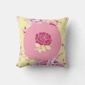 シックバラ枕 クッション (正面)