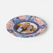 シックバラ紙プレート結婚の皆様へ ペーパープレート (アングル)