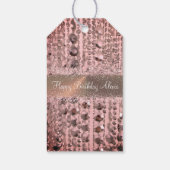 シックバラ赤面弦楽器ビーズ ギフトタグ (裏面)