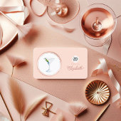 シックバラ金ゴールドおよび赤面ピンクイベントプランナー 名刺