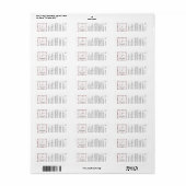 シックバラ金ゴールドエッセンシャル油スモールスポイトボトル ラベル (フルシート)