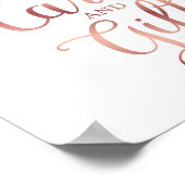 シックバラ金ゴールドカード及びギフトサインプリント ポスター (角)