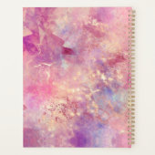 シックバラ金ゴールドガーリー幾何エレガント図形 プランナー手帳 (裏面)