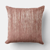 シックバラ金ゴールドグラムティンセルストライプクリスマス クッション (正面)