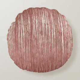 シックバラ金ゴールドグラムティンセルストライプクリスマス ラウンドクッション