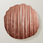 シックバラ金ゴールドグラムティンセルストライプクリスマス ラウンドクッション (裏面)