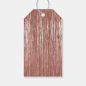 シックバラ金ゴールドグラムティンセルストライプズ ギフトタグ (裏面)