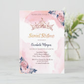 シックバラ金ゴールドグリッタークラウンフラワーズスウィート16 招待状 (スタンド正面)