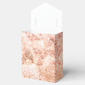 シックバラ金ゴールドグリッターグラデーションピンクグリッター大理石 フェイバーボックス (オープン)