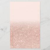 シックバラ金ゴールドグリッターグラデーションピンクブライダルスクランブル (裏面)