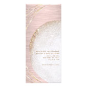 シックバラ金ゴールドグリッタースタイリストサロン価格表 ラックカード (裏面)