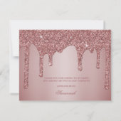 シックバラ金ゴールドグリッタードライプスサンキュー サンキューカード (裏面)