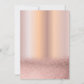 シックバラ金ゴールドグリッターフラワーズクラウンキンセアニラ 招待状 (裏面)