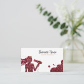 シックバラ金ゴールドグリッターレディーヘアドレッサー 予約カード (スタンド正面)