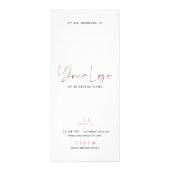 シックバラ金ゴールドサロン価格リスト ラックカード (裏面)