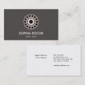 シックバラ金ゴールドサークルマンダラトゥーペデザイナー 名刺 (正面/裏面)