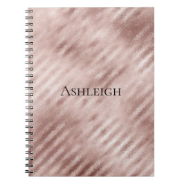 シックバラ金ゴールドストライプ ノートブック