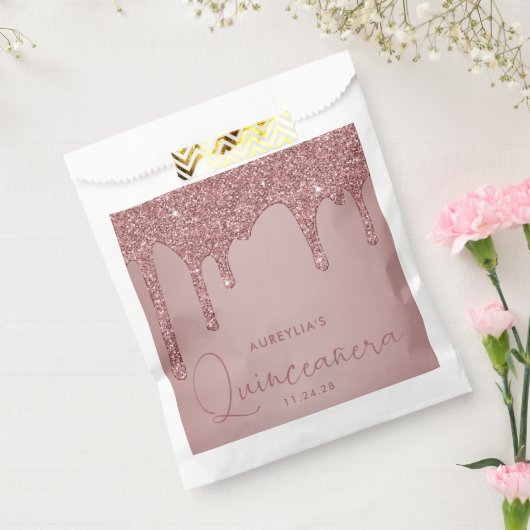 シックバラ金ゴールドスパークルグリッタードリップスキンセアニェラ フェイバーバッグ (封をした状態)