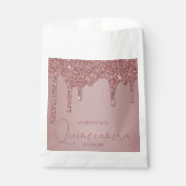 シックバラ金ゴールドスパークルグリッタードリップスキンセアニェラ フェイバーバッグ (正面)