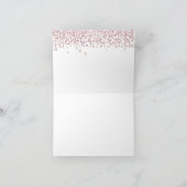 シックバラ金ゴールドダイヤモンドグリッター モノグラムの サンキューカード (内部)