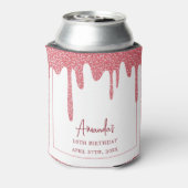 シックバラ金ゴールドドリップグリッタースウィート16誕生日 缶クーラー (缶裏面)