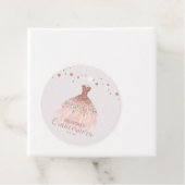 シックバラ金ゴールドドレスキンセアニラ15誕生日 フェイバータグ (インサイチュ)